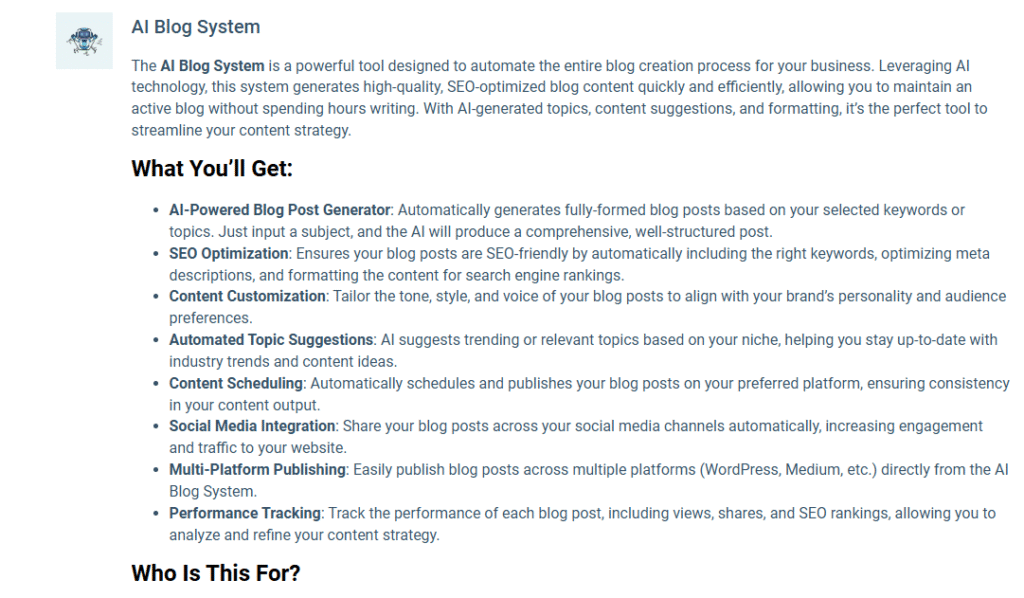 AI Blog System