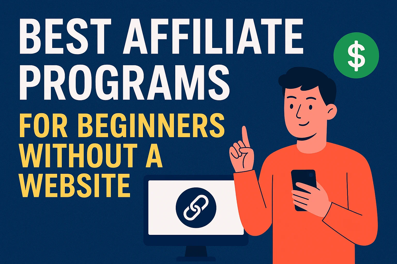 You are currently viewing Best Affiliate Programs for Beginners Without a Website (2025 Edition)