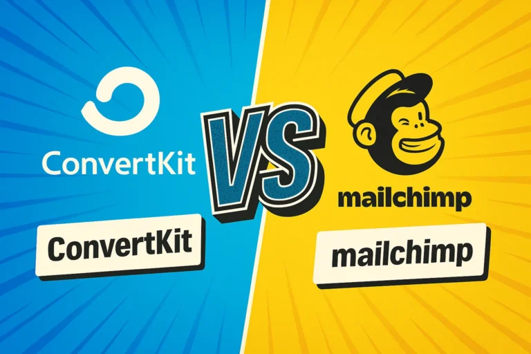 Read more about the article ConvertKit vs Mailchimp [2025] – Which Email Marketing Tool is Best?