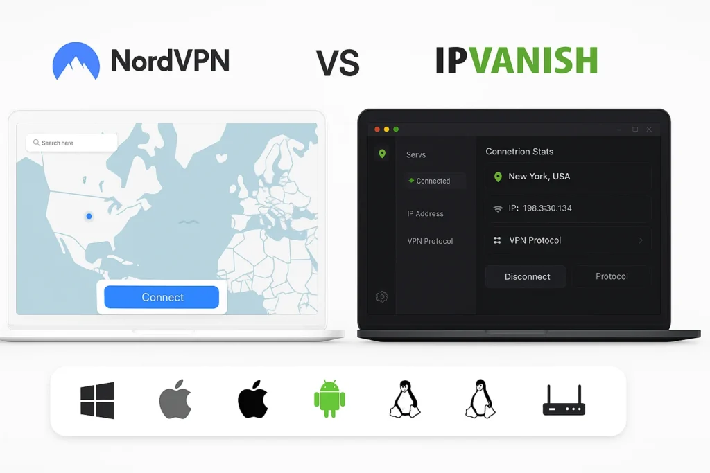 IPVanish vs NordVPN