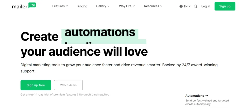 Mailerlite review